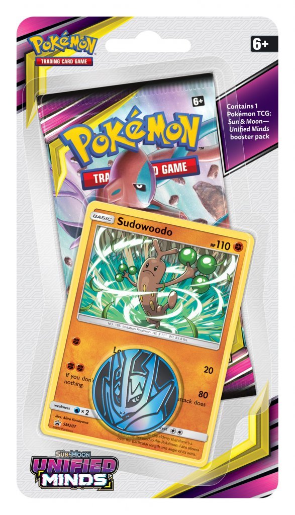 POKÉMON TCG Unified Minds Checklane Blister Sudowoodo | The CG Realm