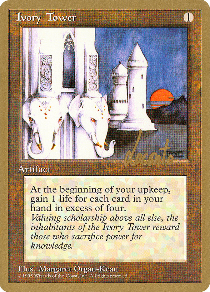Ivory Tower (Michael Loconto) [Pro Tour Collector Set] | The CG Realm