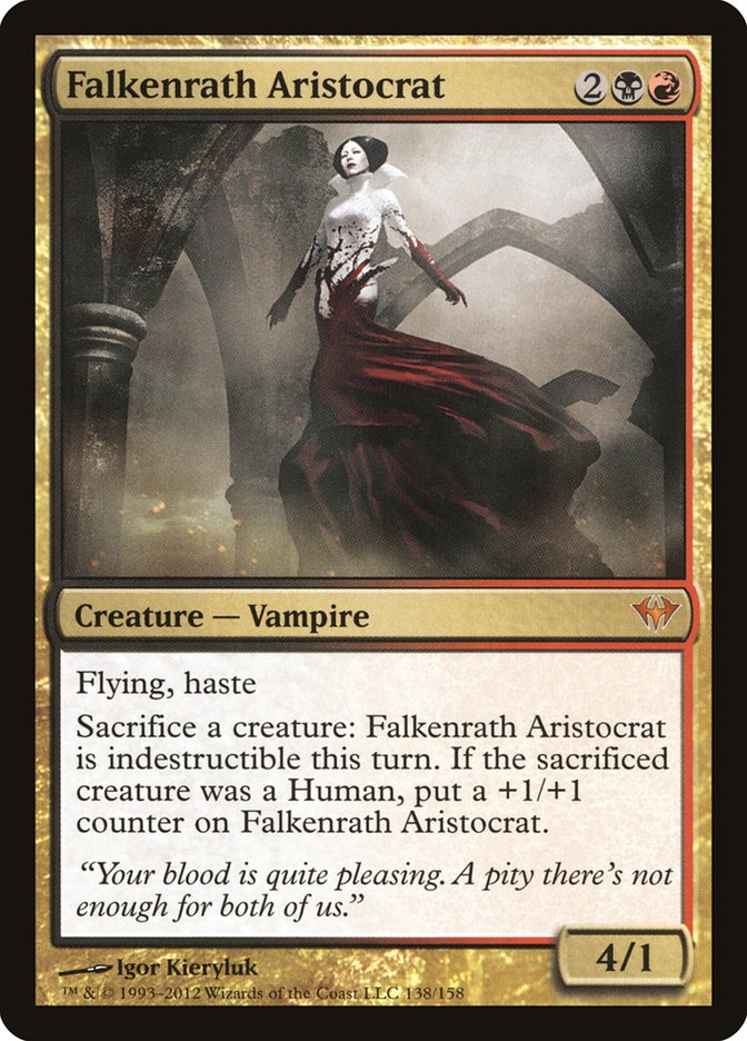 Falkenrath Aristocrat [Dark Ascension] | The CG Realm
