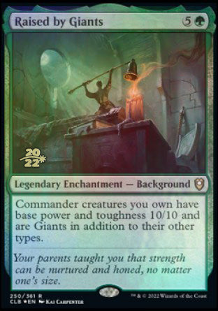 Raised by Giants [Commander Legends: Battle for Baldur's Gate Prerelease Promos] | The CG Realm