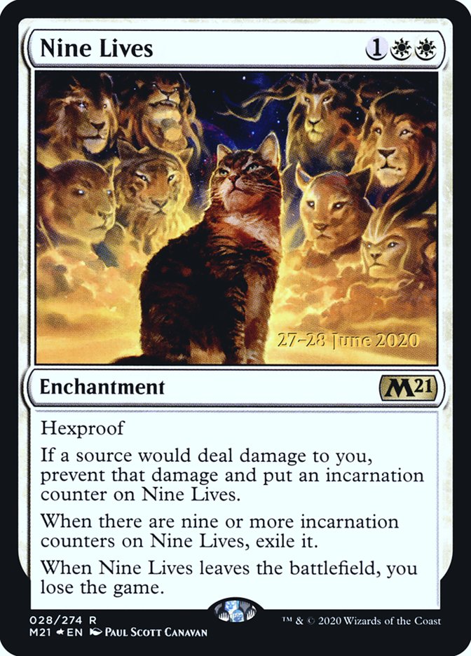 Nine Lives [Core Set 2021 Prerelease Promos] | The CG Realm
