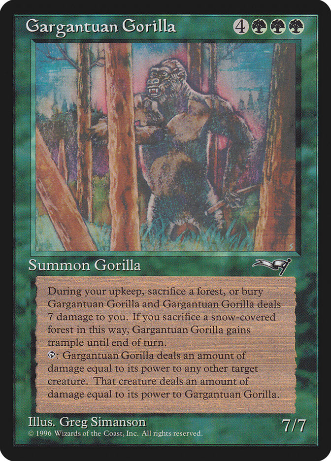 Gargantuan Gorilla [Alliances] | The CG Realm