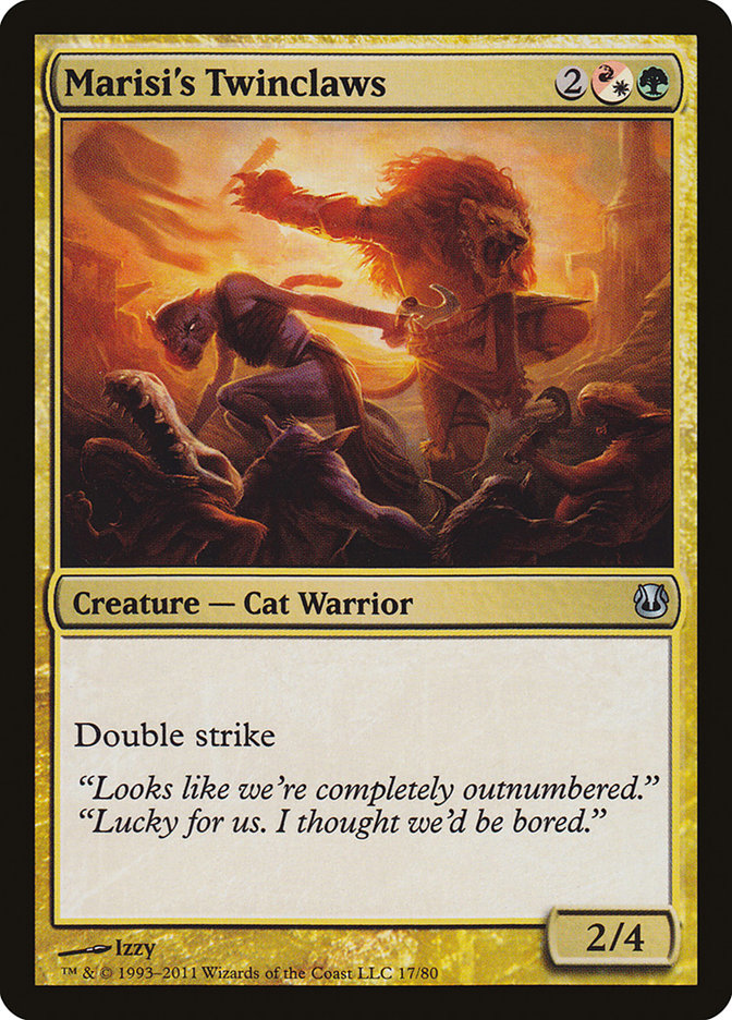 Marisi's Twinclaws [Duel Decks: Ajani vs. Nicol Bolas] | The CG Realm