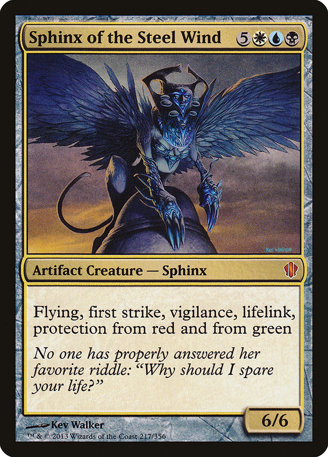 Sphinx of the Steel Wind [Commander 2013] | The CG Realm