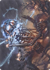 Lightning Skelemental // Lightning Skelemental [Modern Horizons Art Series] | The CG Realm
