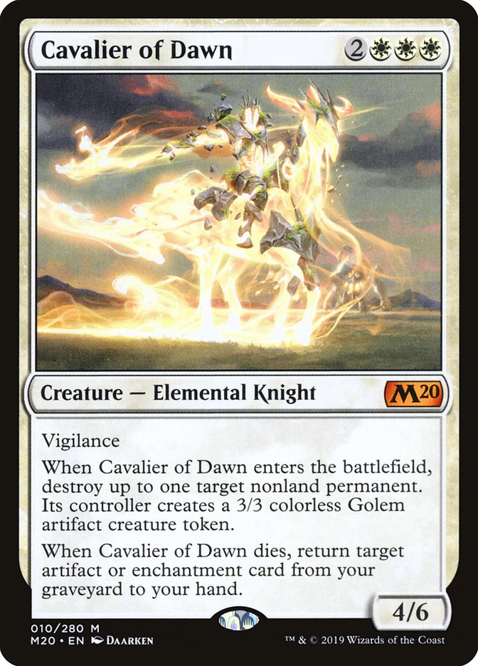 Cavalier of Dawn [Core Set 2020] | The CG Realm
