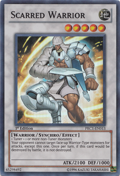 Scarred Warrior [PRC1-EN013] Super Rare | The CG Realm