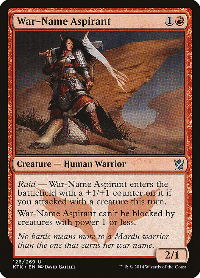 War-Name Aspirant [Khans of Tarkir] | The CG Realm