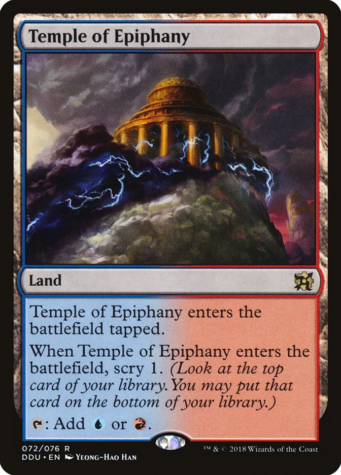 Temple of Epiphany [Duel Decks: Elves vs. Inventors] | The CG Realm