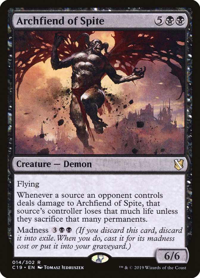 Archfiend of Spite [Commander 2019] | The CG Realm