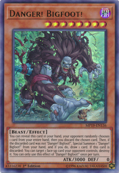 Danger! Bigfoot! [MP19-EN136] Ultra Rare | The CG Realm