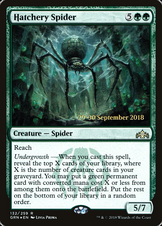 Hatchery Spider [Guilds of Ravnica Prerelease Promos] | The CG Realm
