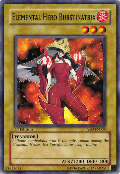 Elemental Hero Burstinatrix [YSD-EN008] Common | The CG Realm