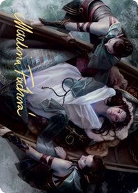 Return Upon the Tide Art Card (Gold-Stamped Signature) [Kaldheim Art Series] | The CG Realm