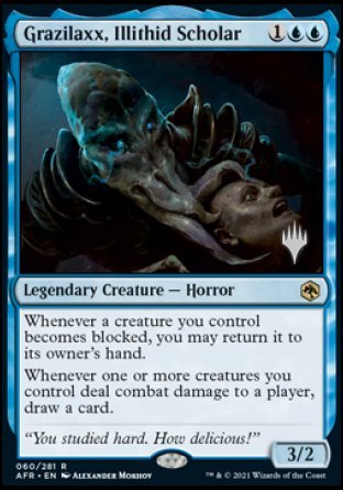 Grazilaxx, Illithid Scholar (Promo Pack) [Dungeons & Dragons: Adventures in the Forgotten Realms Promos] | The CG Realm