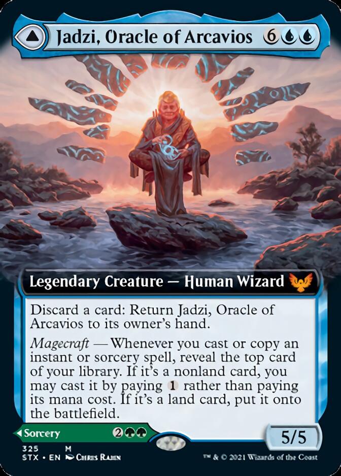 Jadzi, Oracle of Arcavios // Journey to the Oracle (Extended Art) [Strixhaven: School of Mages] | The CG Realm