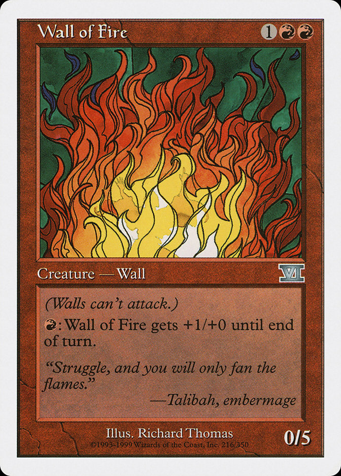 Wall of Fire [Classic Sixth Edition] | The CG Realm