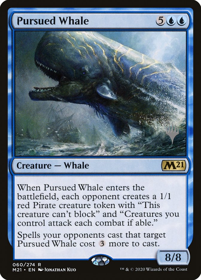 Pursued Whale (Promo Pack) [Core Set 2021 Promos] | The CG Realm