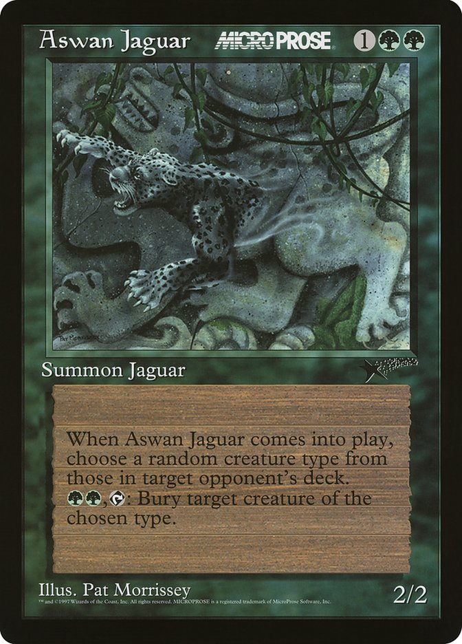 Aswan Jaguar [MicroProse Promos] | The CG Realm