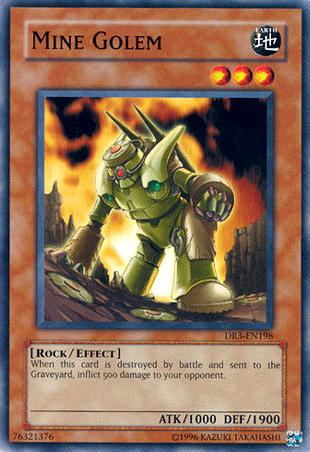 Mine Golem [DR3-EN198] Common | The CG Realm