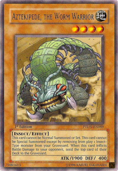 Aztekipede, the Worm Warrior [PTDN-EN089] Rare | The CG Realm