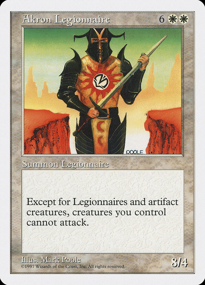 Akron Legionnaire [Fifth Edition] | The CG Realm