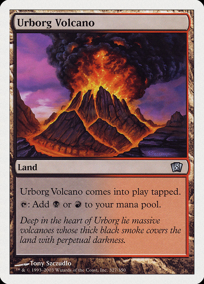Urborg Volcano [Eighth Edition] | The CG Realm