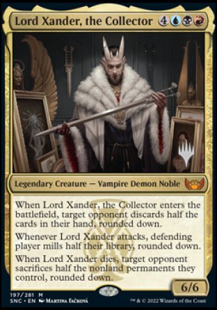 Lord Xander, the Collector (Promo Pack) [Streets of New Capenna Promos] | The CG Realm