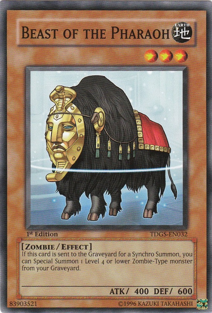 Beast of the Pharaoh [TDGS-EN032] Common | The CG Realm