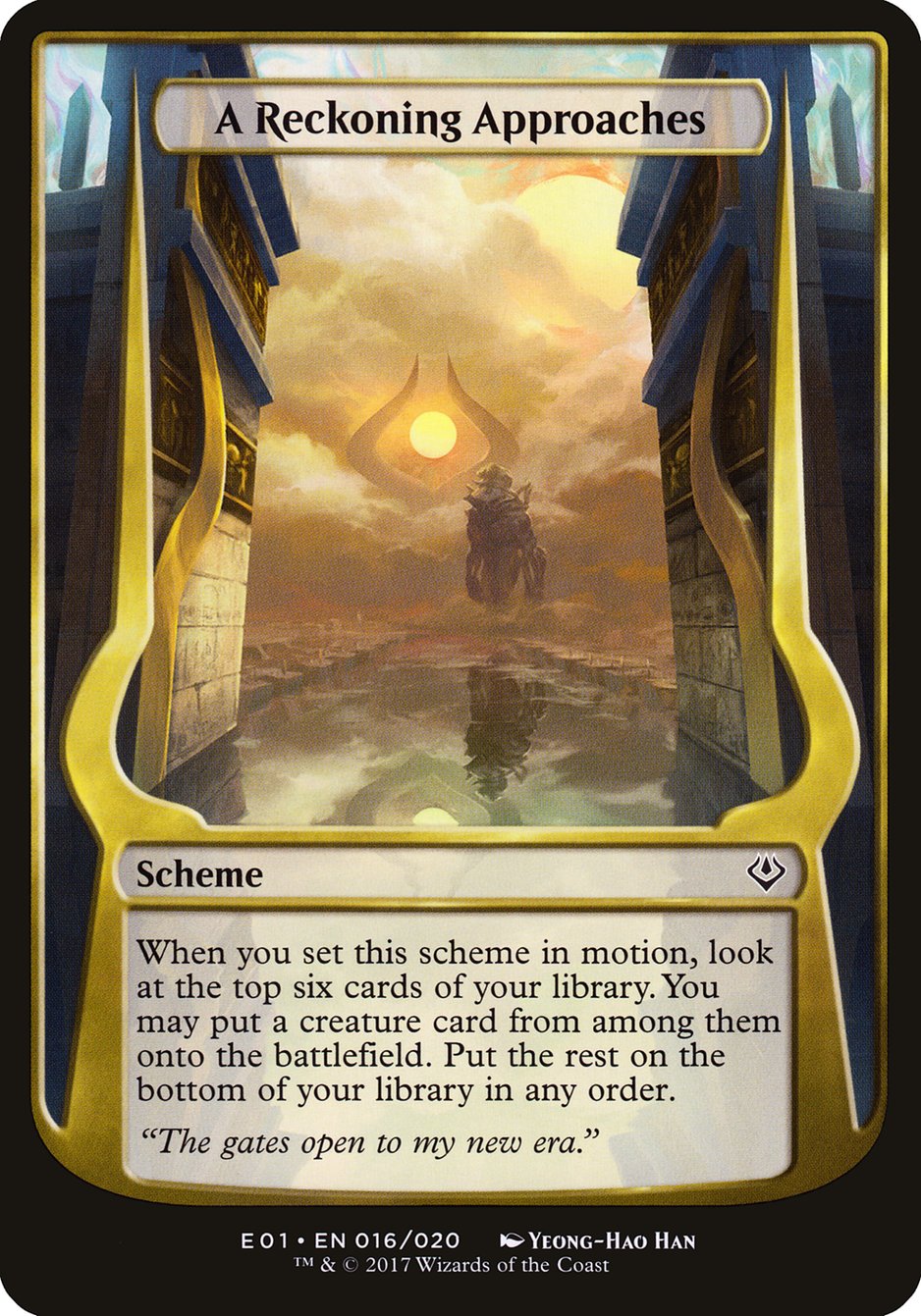 A Reckoning Approaches (Schemes) [Archenemy: Nicol Bolas Schemes] | The CG Realm