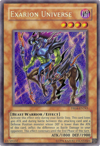 Exarion Universe [DR04-EN243] Secret Rare | The CG Realm