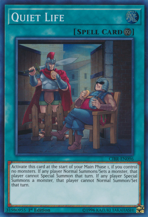 Quiet Life [CIBR-EN096] Super Rare | The CG Realm