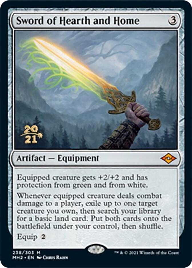 Sword of Hearth and Home [Modern Horizons 2 Prerelease Promos] | The CG Realm