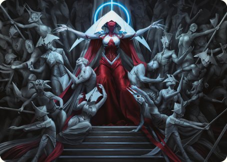 Elesh Norn, Mother of Machines Art Card [Phyrexia: All Will Be One Art Series] | The CG Realm