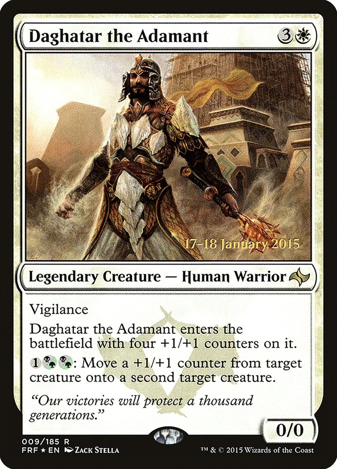 Daghatar the Adamant [Fate Reforged Prerelease Promos] | The CG Realm