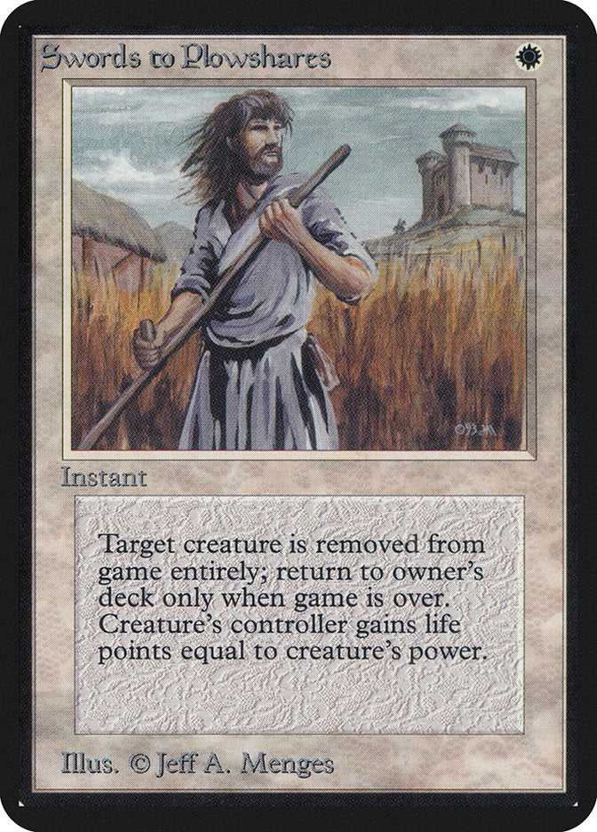 Swords to Plowshares [Alpha Edition] | The CG Realm