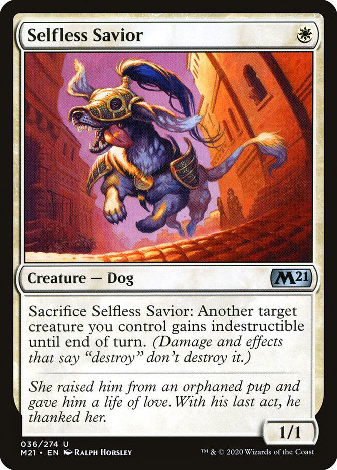 Selfless Savior [Core Set 2021] | The CG Realm