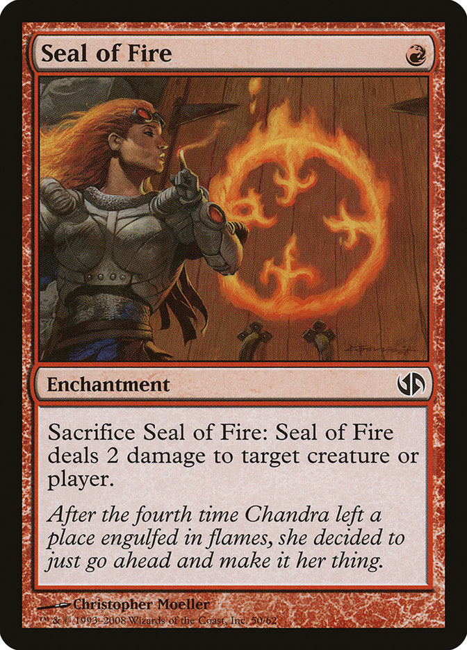 Seal of Fire [Duel Decks: Jace vs. Chandra] | The CG Realm