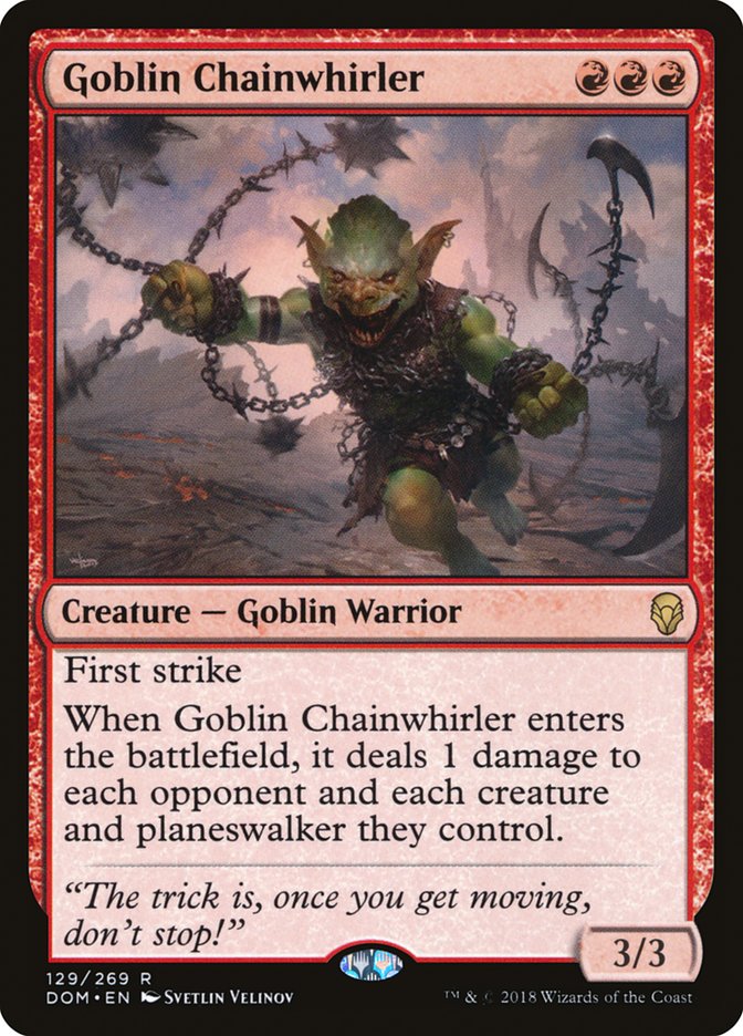 Goblin Chainwhirler [Dominaria] | The CG Realm