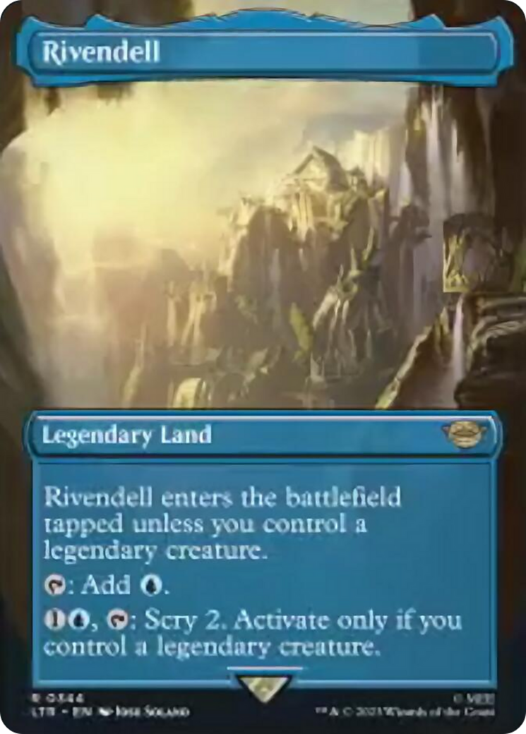 Rivendell (Borderless Alternate Art) [The Lord of the Rings: Tales of Middle-Earth] | The CG Realm