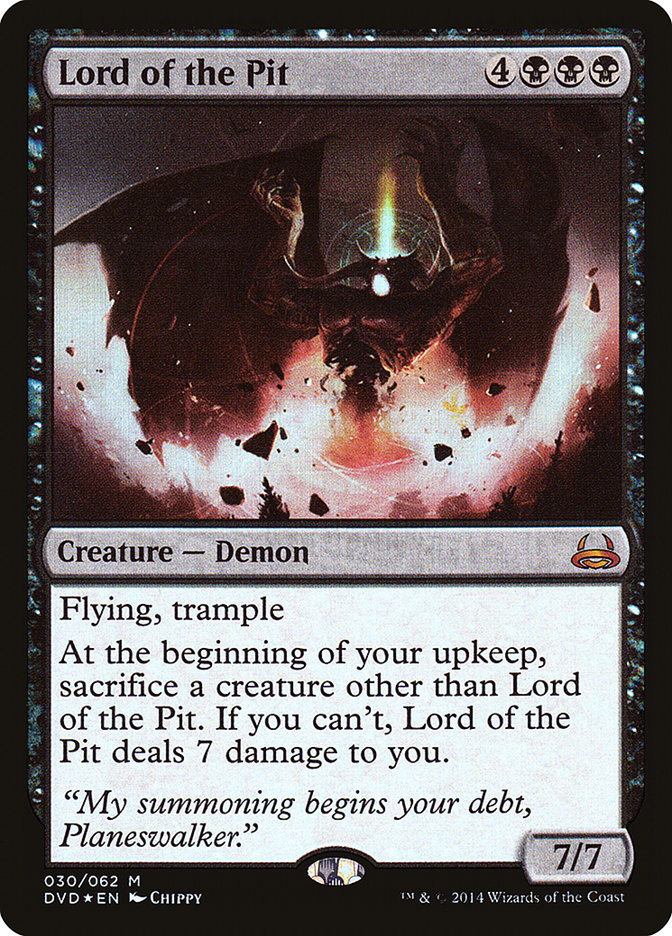 Lord of the Pit (Divine vs. Demonic) [Duel Decks Anthology] | The CG Realm