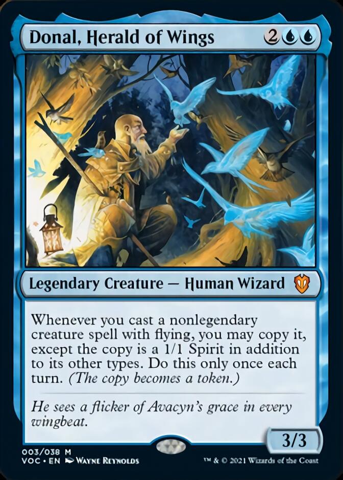 Donal, Herald of Wings [Innistrad: Crimson Vow Commander] | The CG Realm