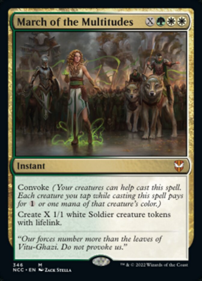 March of the Multitudes [Streets of New Capenna Commander] | The CG Realm