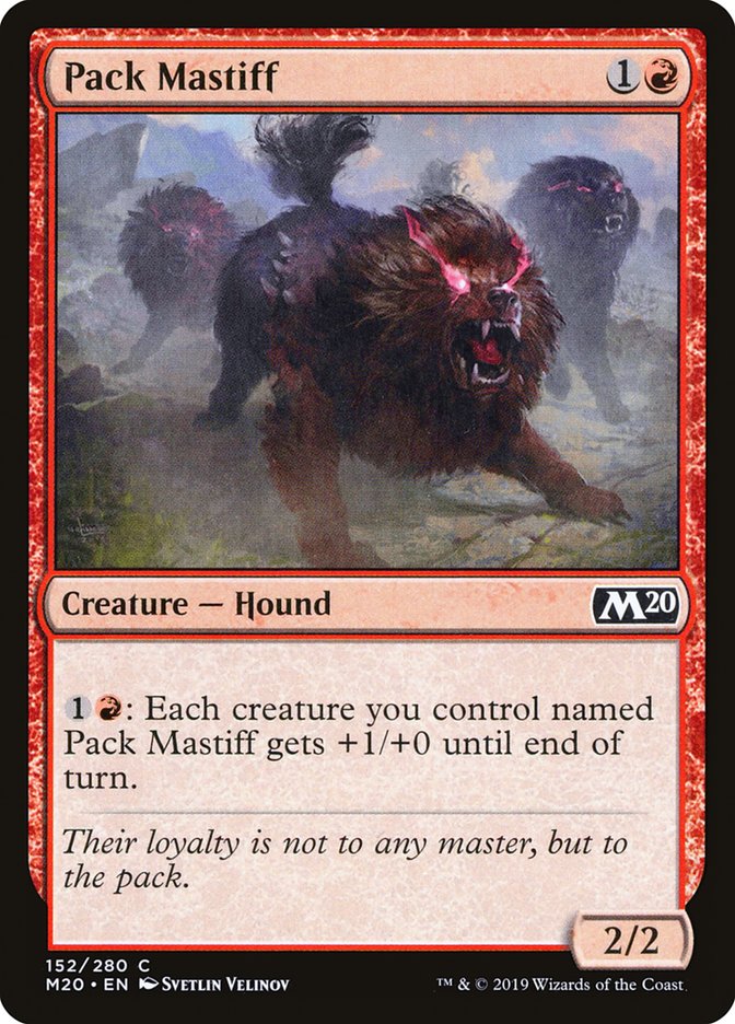 Pack Mastiff [Core Set 2020] | The CG Realm