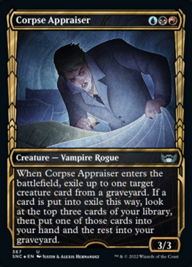 Corpse Appraiser (Showcase Golden Age Gilded Foil) [Streets of New Capenna] | The CG Realm