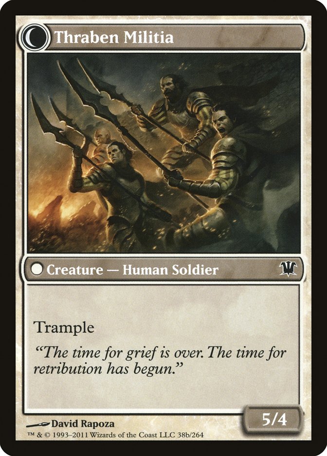 Thraben Sentry (ISD-038) - Innistrad: (Double Faced Transform)