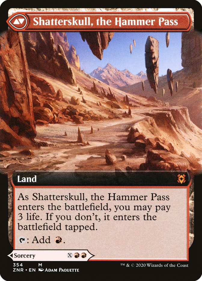 Shatterskull Smashing (Extended Art) (ZNR-354) - Zendikar Rising: (Extended Art)