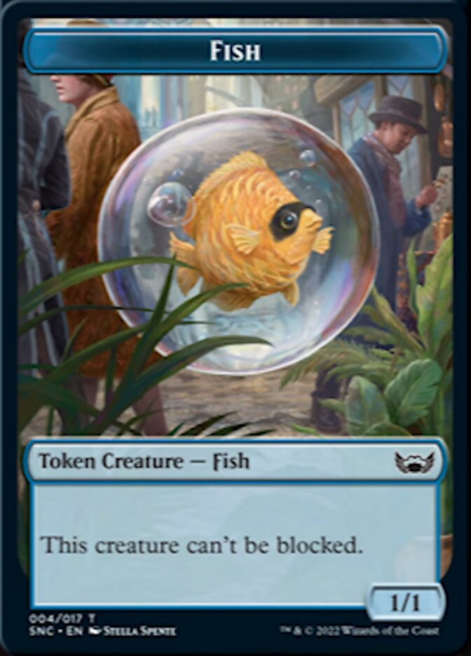 Fish Token [Streets of New Capenna Tokens] | The CG Realm