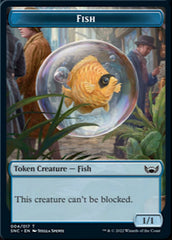 Fish // Dog Double-Sided Token [Streets of New Capenna Tokens] | The CG Realm
