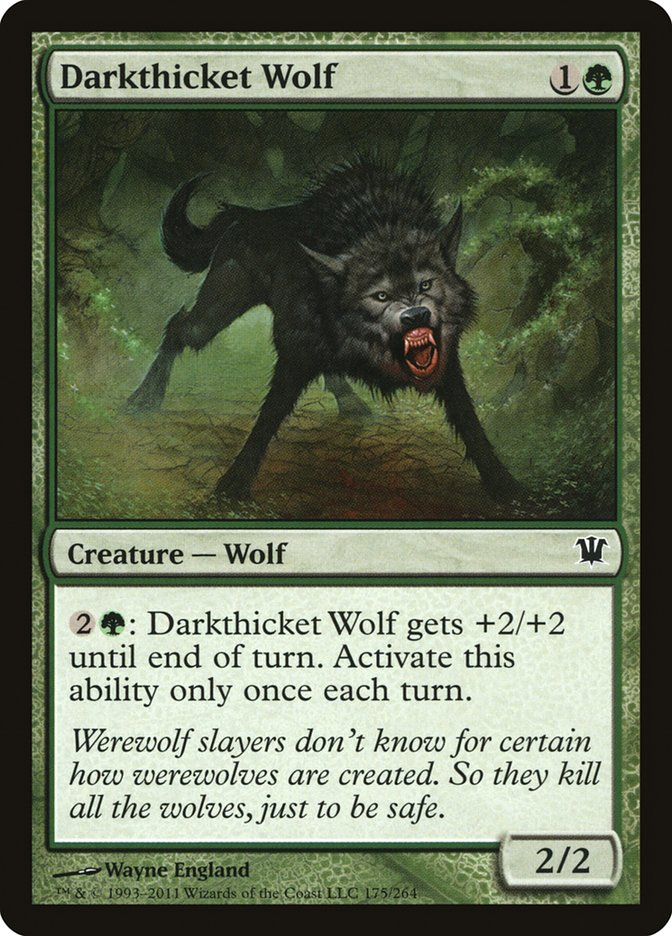 Darkthicket Wolf [Innistrad] | The CG Realm